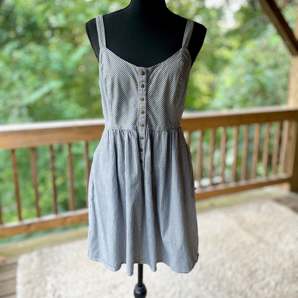 Fossil Striped Dress Women’s Size Small - Picture 2 of 11